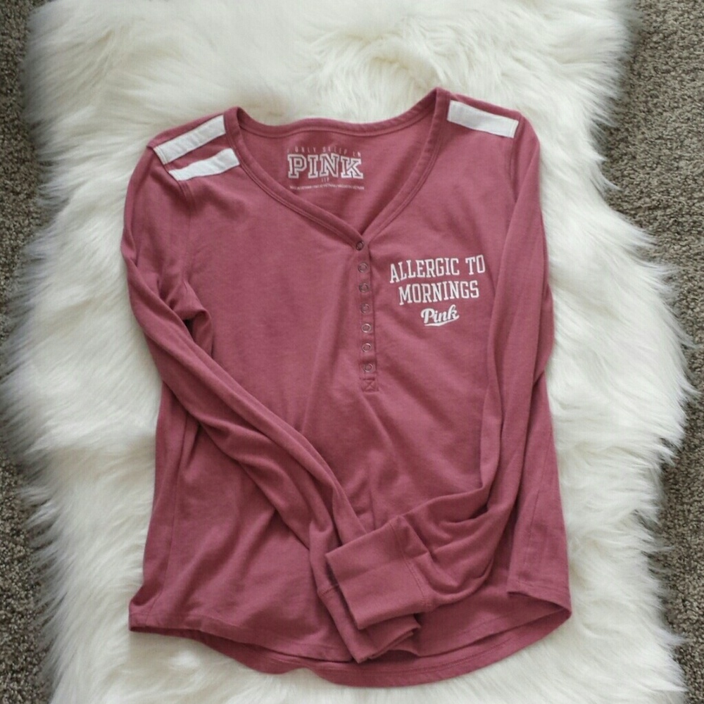 Pink Vs Long sleeve Shirt